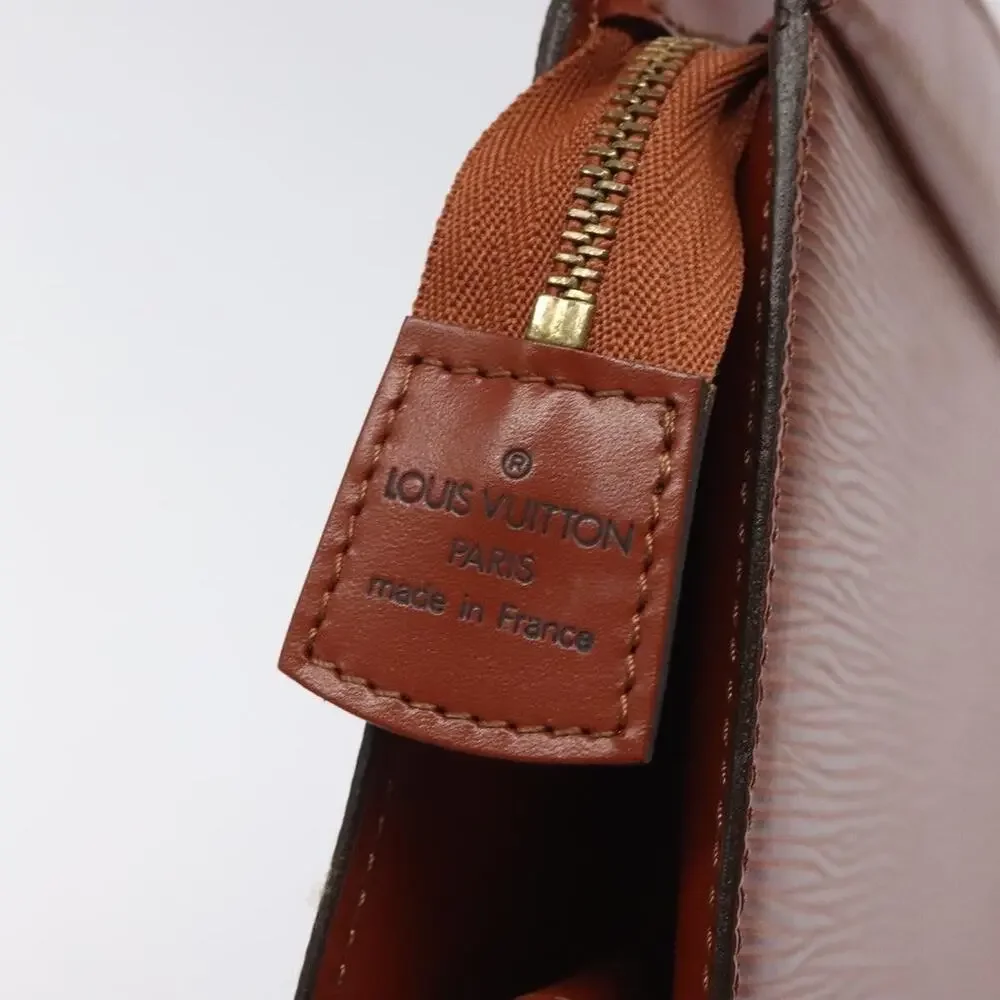 Louis Vuitton Epi Trousse Crete Pouch Brown